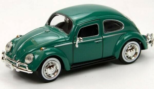 1/24 Scale 1966 Volkswagen Beetle Green Diecast Motor Max