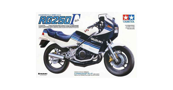 1:12 Tamiya Suzuki RG250 Γ (Gamma) Motorcycle Series No.24 Plastic Model Kit