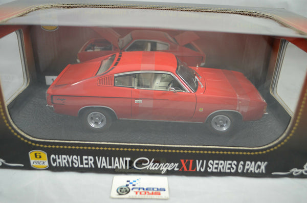 1:24 Chrysler Valiant Charger XL VJ Series 6 Pack in Vintage Red Diecast model
