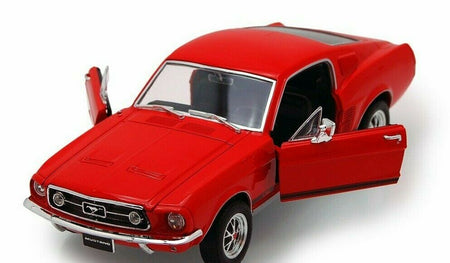 1:24 Scale 1967 Ford Mustang GT Red Nex Models WellyCollection Diecast Model car