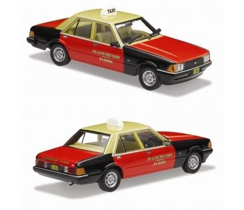 Ford 1979 XD Falcon GL Taxi/Cab Model (De-Luxe Red) - 1:43 Trax Top Gear TR84C