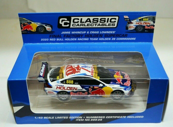 1:43 Whincup & Lowndes Holden ZB Commodore #888 Red Bull Racing 2020 FFHS