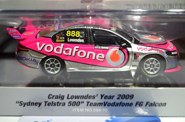 1:43 #888 Lowndes 2009 Sydney Telstra 500 Vodafone FG Falcon Classic Carl.288-10