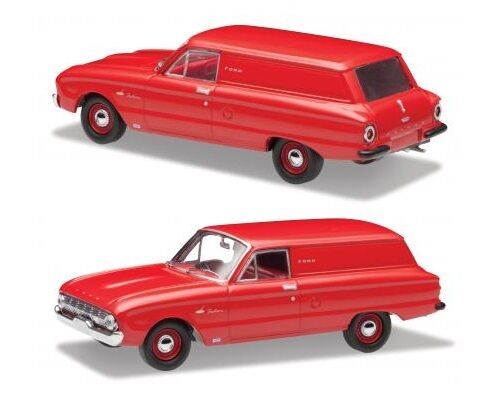 Ford 1962 XL Falcon Deluxe Van (Waratah Red) — 1:43 Trax Top Gear TR44B