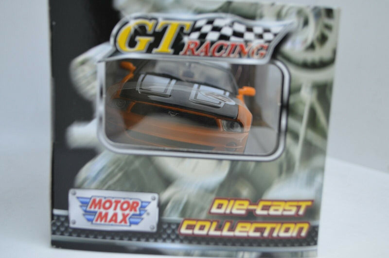 1:24 Scale Ford Mustang 15 GT Concept Racing Car 3+ Orange Diecast Motor Max