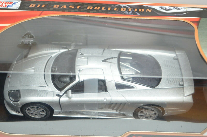 1:24 Scale 2004 Saleen S7 Silver Motor Max Diecast Model Car