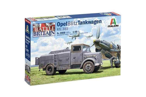 1:48 The Battle Of Britain Italeri OpelBlitz Tankwagen Kfz.385  #2808 Model Kit