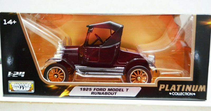 1:24 Scale 1925 Ford Model T Runabout Platinum Collection