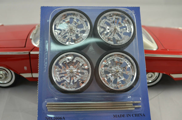 scale Spinner Rims and Tyre set