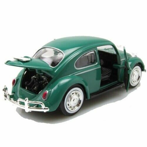 1/24 Scale 1966 Volkswagen Beetle Green Diecast Motor Max