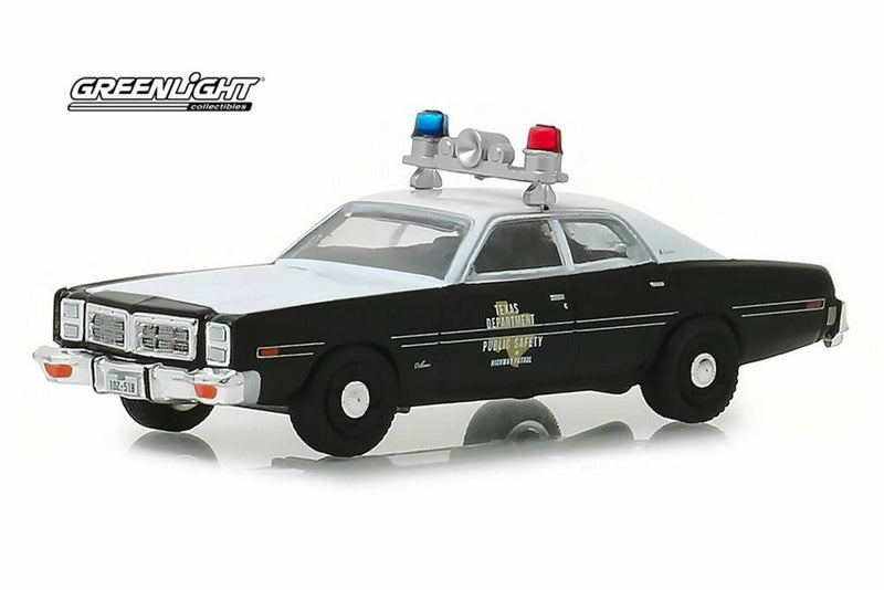 1:24 Scale The Terminator 1977 Dodge Monaco Police 1874 Car Greenlight Diecast