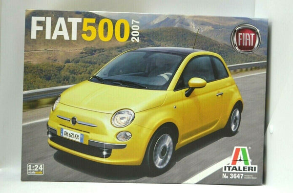 1:24 Scale Year 2007 FIAT500 Italeri #36347 Plastic Model Kit 14+ Age