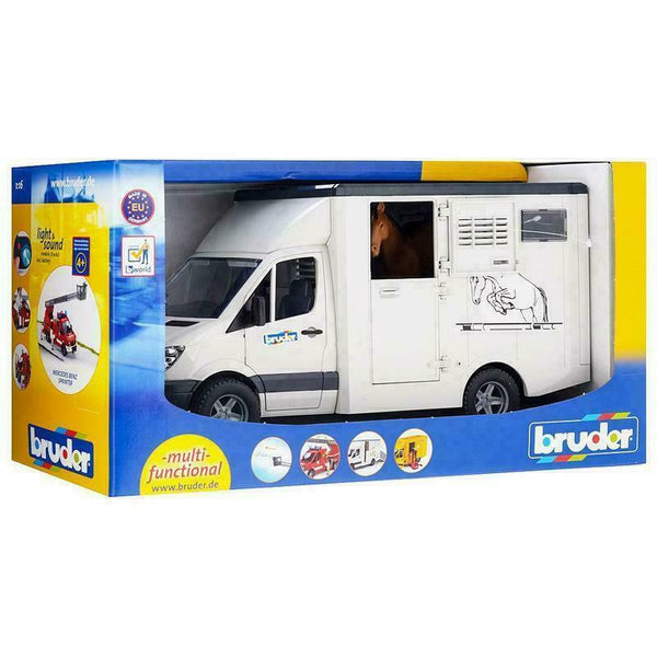 1:16 Scale Bruder Mercedes Benz Sprinter animal transporter  #02533