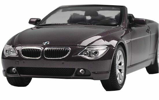 1:18 Scale BMW 645Ci Convertible Black Diecast Welly Collection opening parts