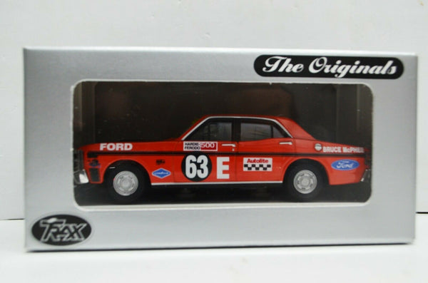 1:43 Scale 1970 Ford Falcon GTHO Phase II #63 E Bruce McPhee #TR34C Trax