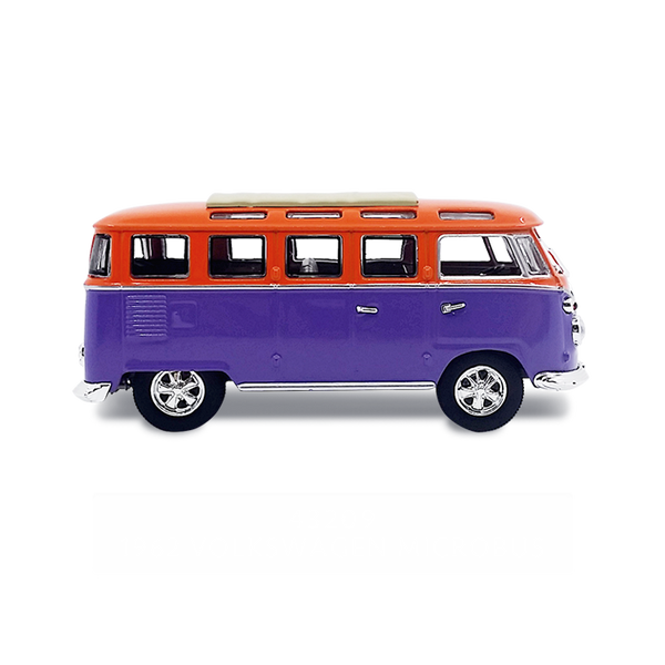 1:43 1962 Volkswagen Microbus Signature Series Lucky Diecast VW Purple