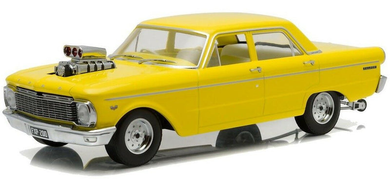 1:18 1965 Ford XP Falcon YELLOW 50th Anniversary LMT Engine Blower by Greenlight