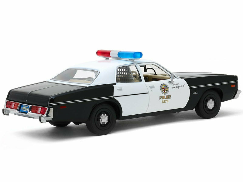 1:24 Scale The Terminator 1977 Dodge Monaco Police 1874 Car Greenlight Diecast