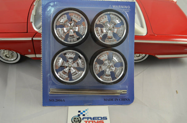 scale Spinner Rims and Tyre set