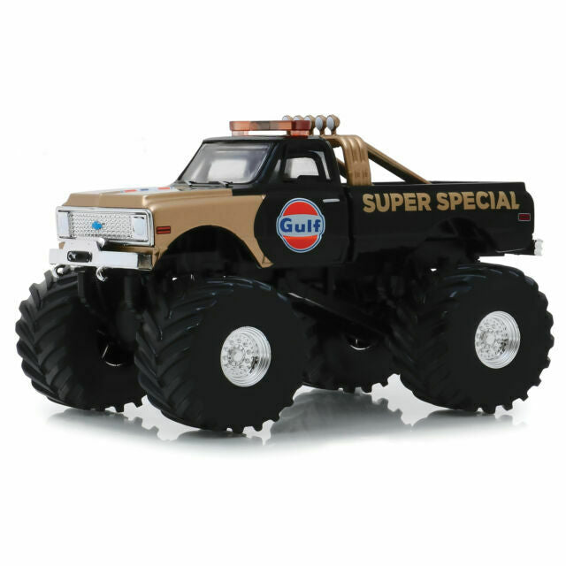 1:43 1971 Chevrolet K-10 Gulf Super Special Monster Truck Kings of Crunch