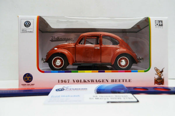 1:24 Scale 1967 Volkswagen Beetle Copper #24202 Lucky Diecast Model Car VW