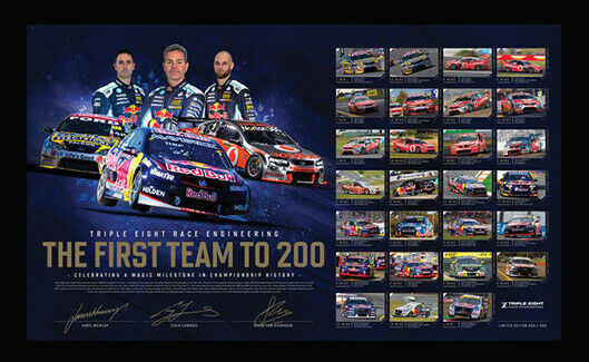 Triple Eight Race Engineering The First Team To 200 Signed Limited Edition Print