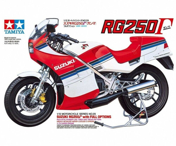 1:12 Tamiya Suzuki RG250 Γ(Gamma) Motorbike Series No.29 Plastic Model Kit