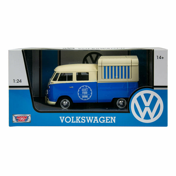 1:24  Volkswagen-Type 2 T1 Pickup Food Truck  #79576 MotorMax Diecast Model