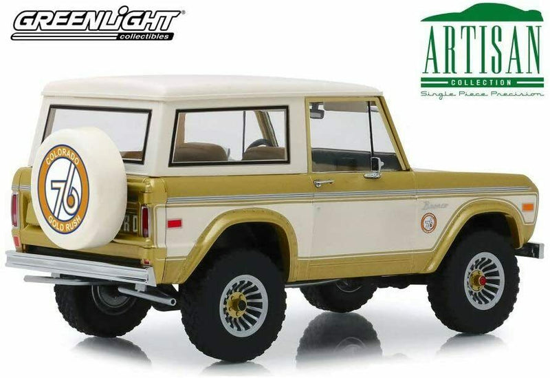 1:18 Scale 1976 Ford Bronco Colorado 76 Gold Rush