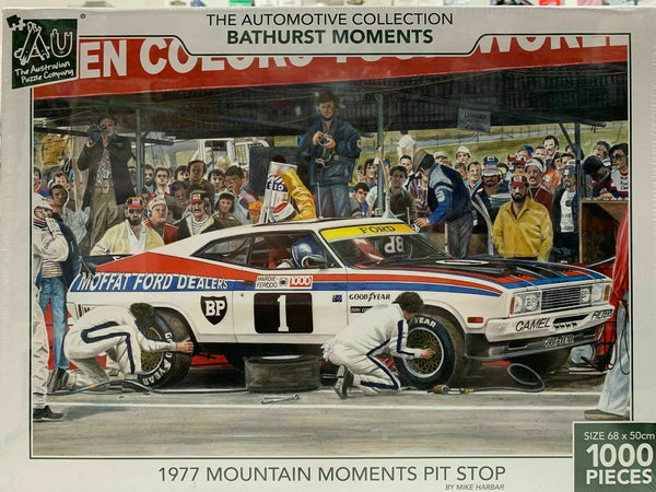 The Automotive Collection Bathurst Moments 1977 Mountains PIT Stop ZigsawPuzzle