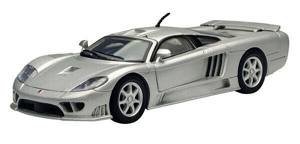 1:24 Scale 2004 Saleen S7 Silver Motor Max Diecast Model Car