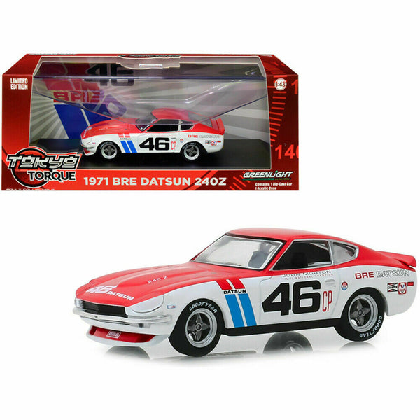 1:43 Scale 1971 BRE Datsun 240Z Torque #46cp Greenlight Collectibles #86334