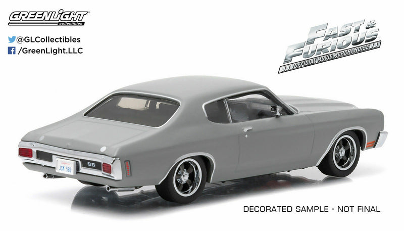 1:43 F&F Dom's 1970 Chevrolet Chevelle SS LMTD Fast & Furious Greenlight