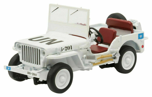 1:43 Scale Willys Jeep MB United Nations UN 86-201 White Greenlight #86308