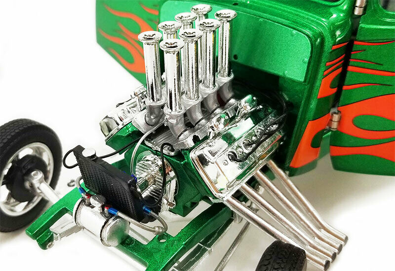 1:18 ACME Rat Fink 1933 Gasser Green Flame