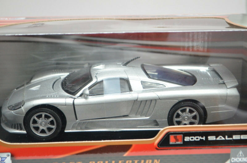 1:24 Scale 2004 Saleen S7 Silver Motor Max Diecast Model Car