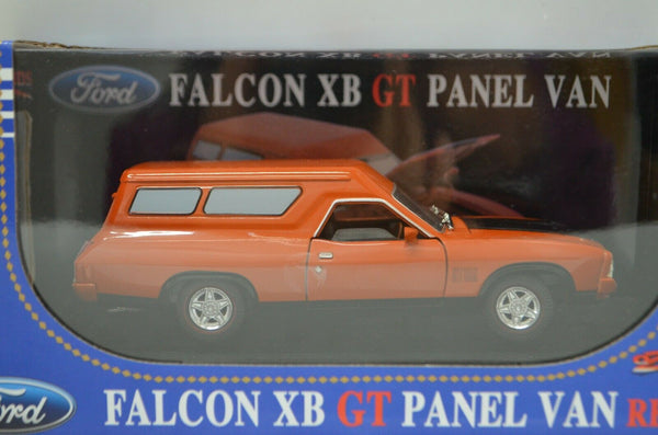 1:32 Scale Ford Falcon  XB GT351 Panel Van Replica Burnt Orange Ozlegend Diecast