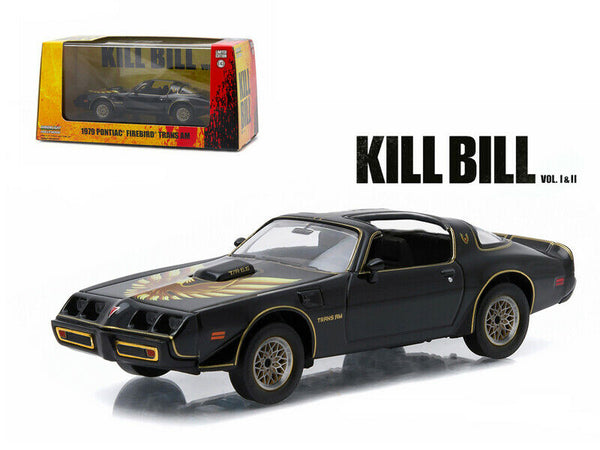 1:43 Kill Bill Vol. I & II 1979 Pontiac Firebird Trans AM Black Greenlight#86452