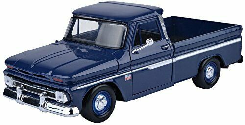 1:24 Scale 1966 Chevy C10 Fleetside Pickup Blue "American Classics" by Motor Max