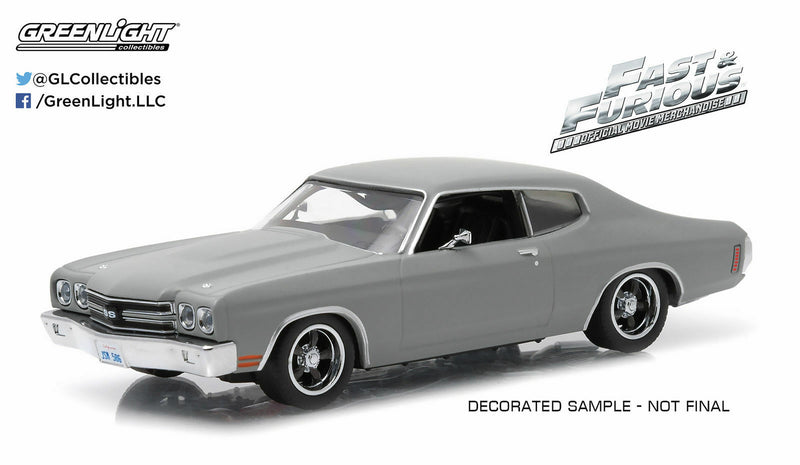 1:43 F&F Dom's 1970 Chevrolet Chevelle SS LMTD Fast & Furious Greenlight